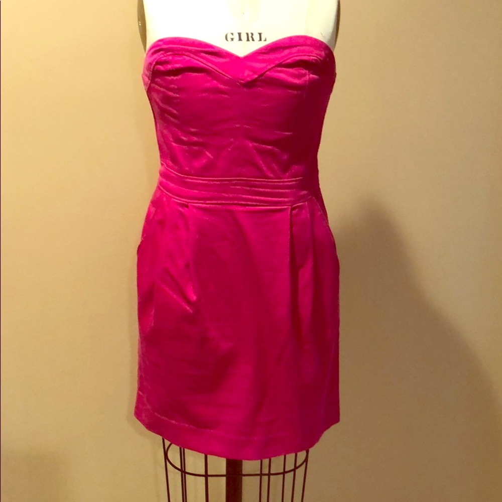 Sweetheart Neckline Solid Sheath Dress